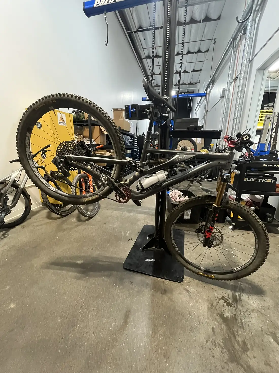 BMX bike service by truck